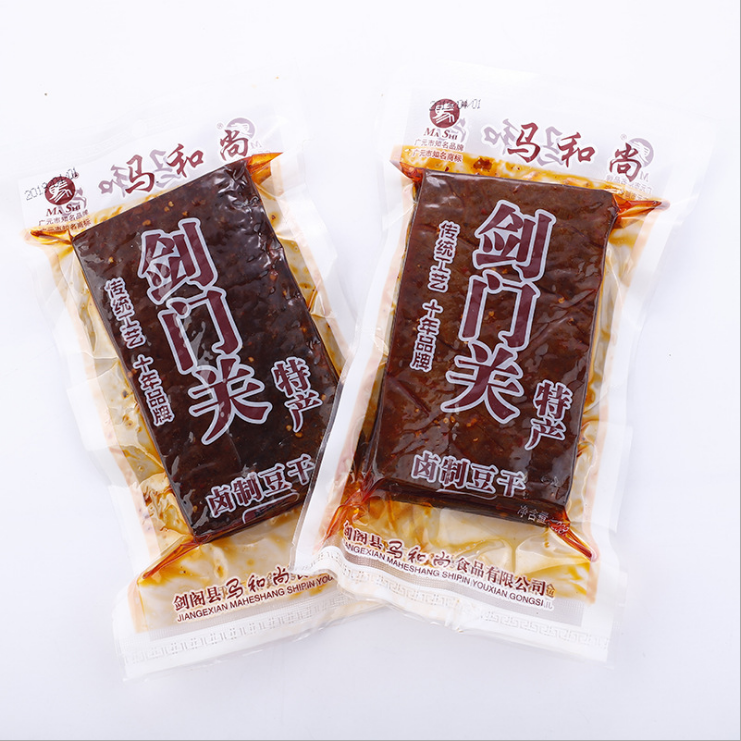 剑门关特产马和尚豆腐干卤制豆腐干238g/袋剑门风味豆制品熟食